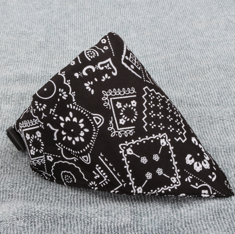 Dog Triangle Scarf with Print - Pet Accessories
